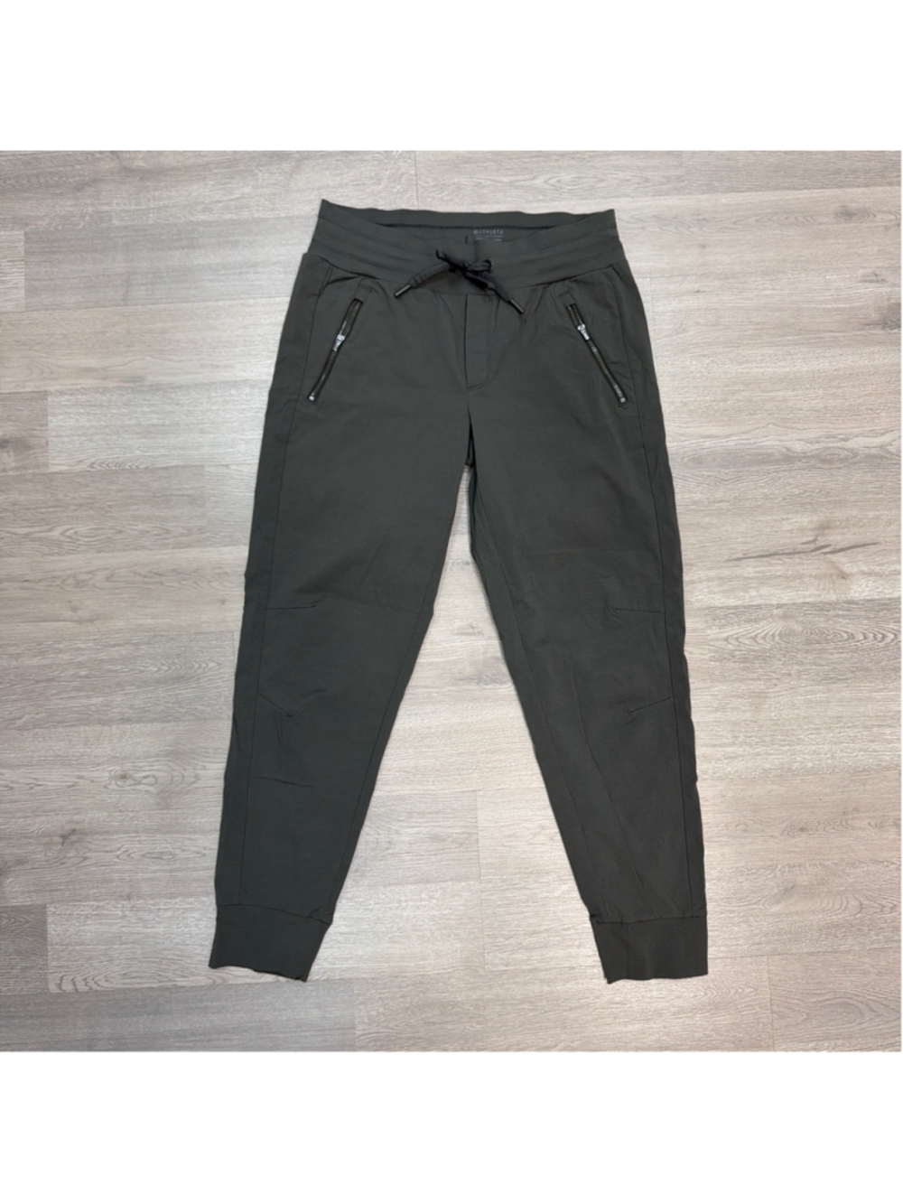 Athleta Trekkie North Jogger Pants Green Gray Sz 6